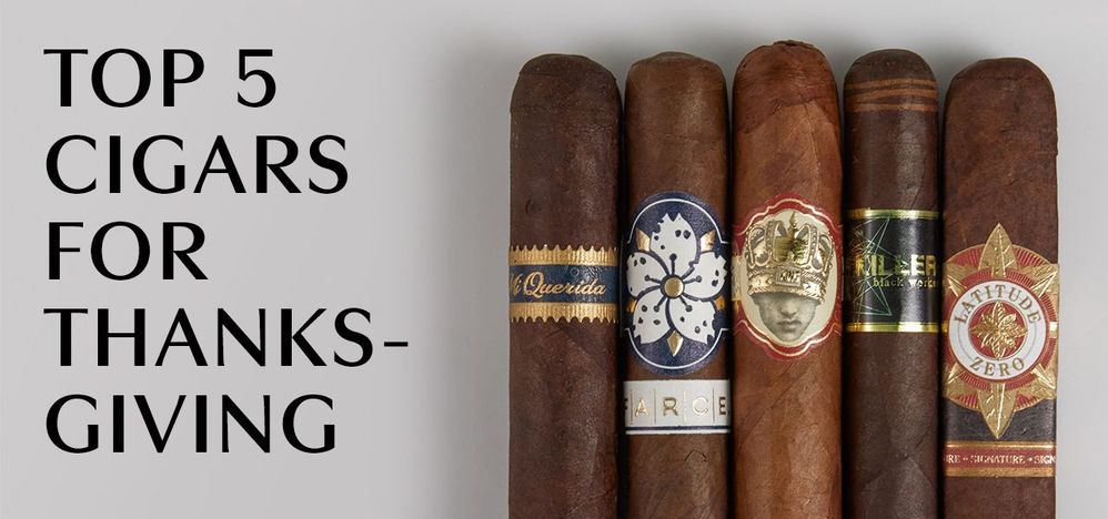 Top 5 Cigars for Thanksgiving